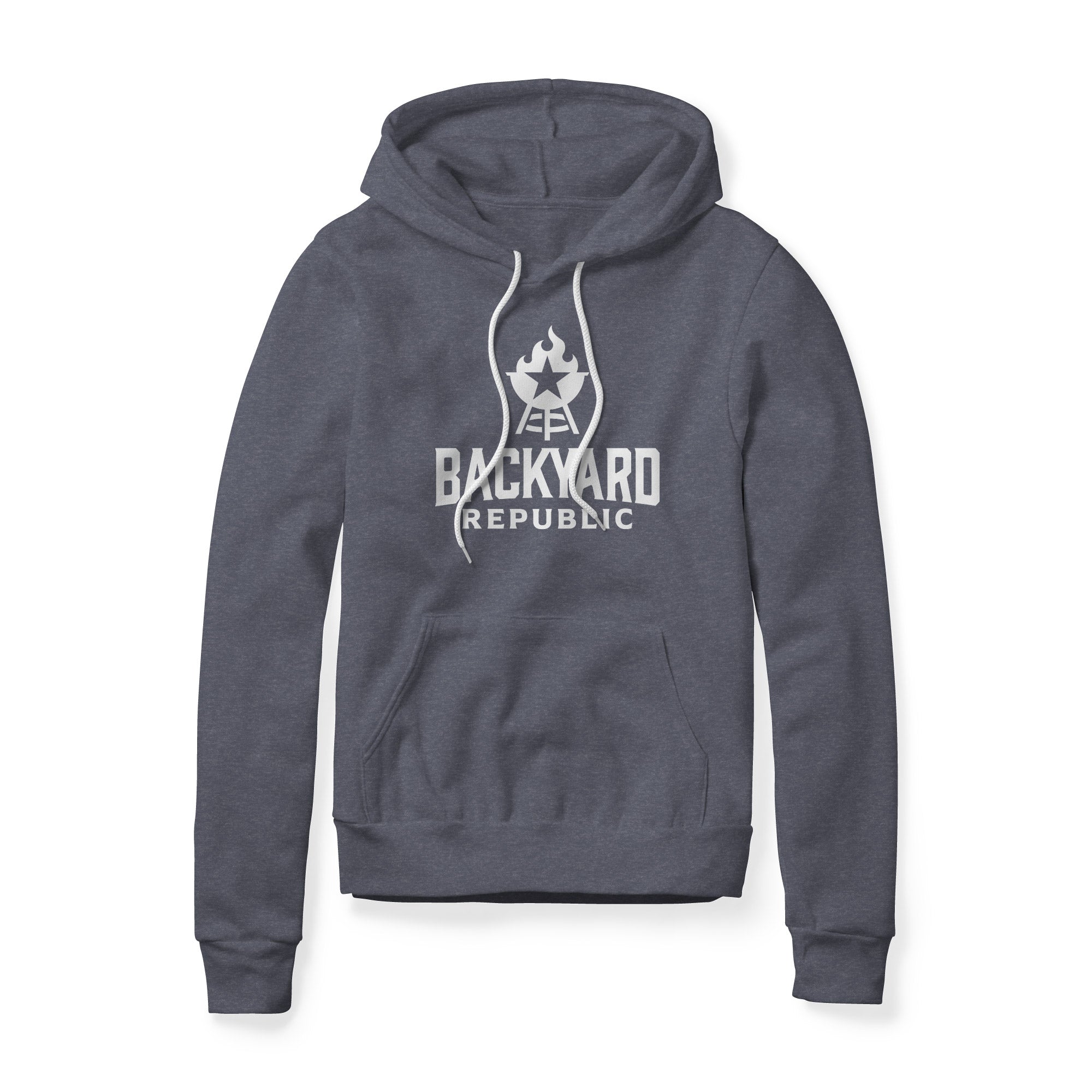 Backyard Republic Logo Hoodie - White | Backyard Republic™