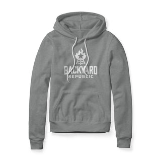 Backyard Republic Logo Hoodie - White | Backyard Republic™