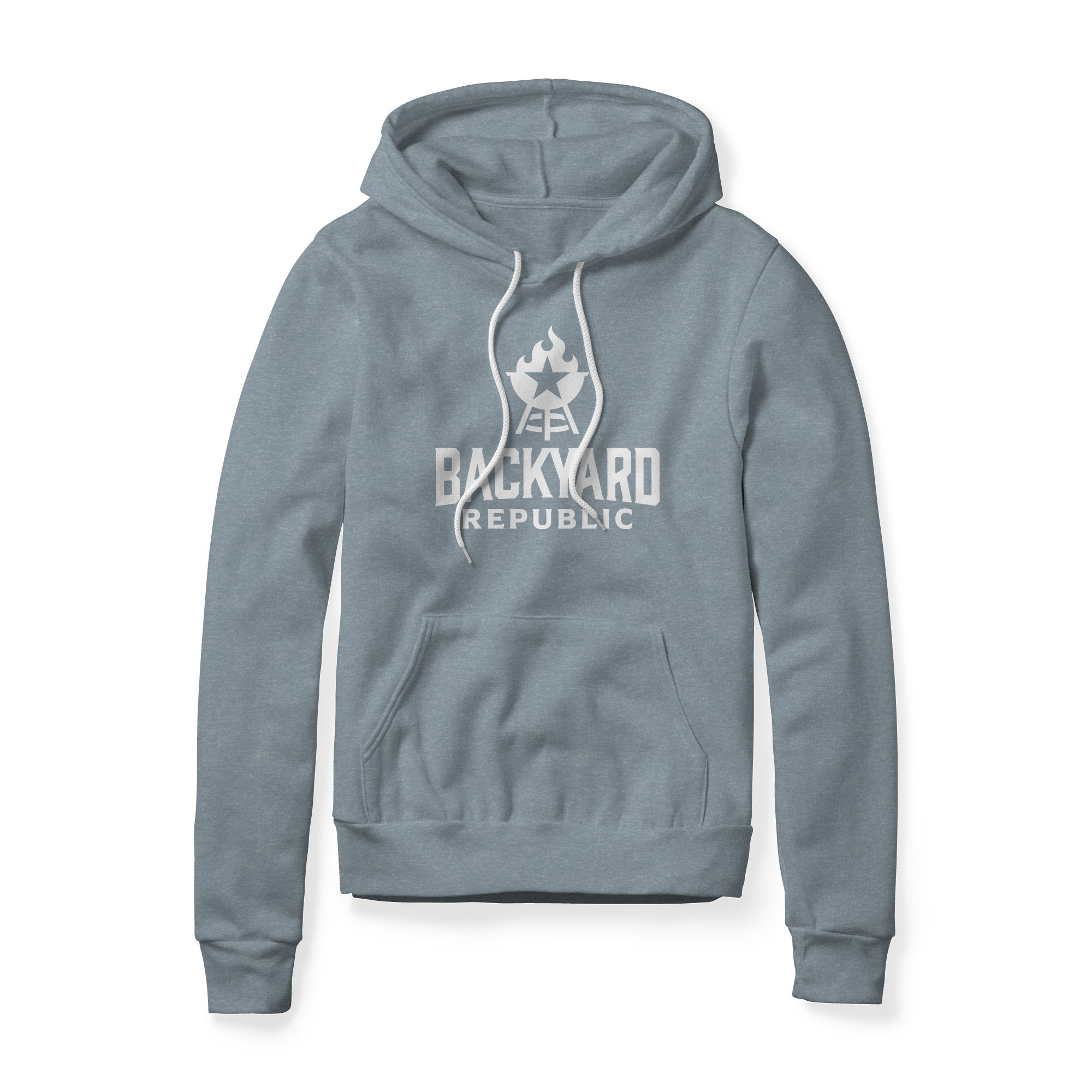 Backyard Republic Logo Hoodie - White | Backyard Republic™