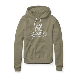 Backyard Republic Logo Hoodie - White | Backyard Republic™