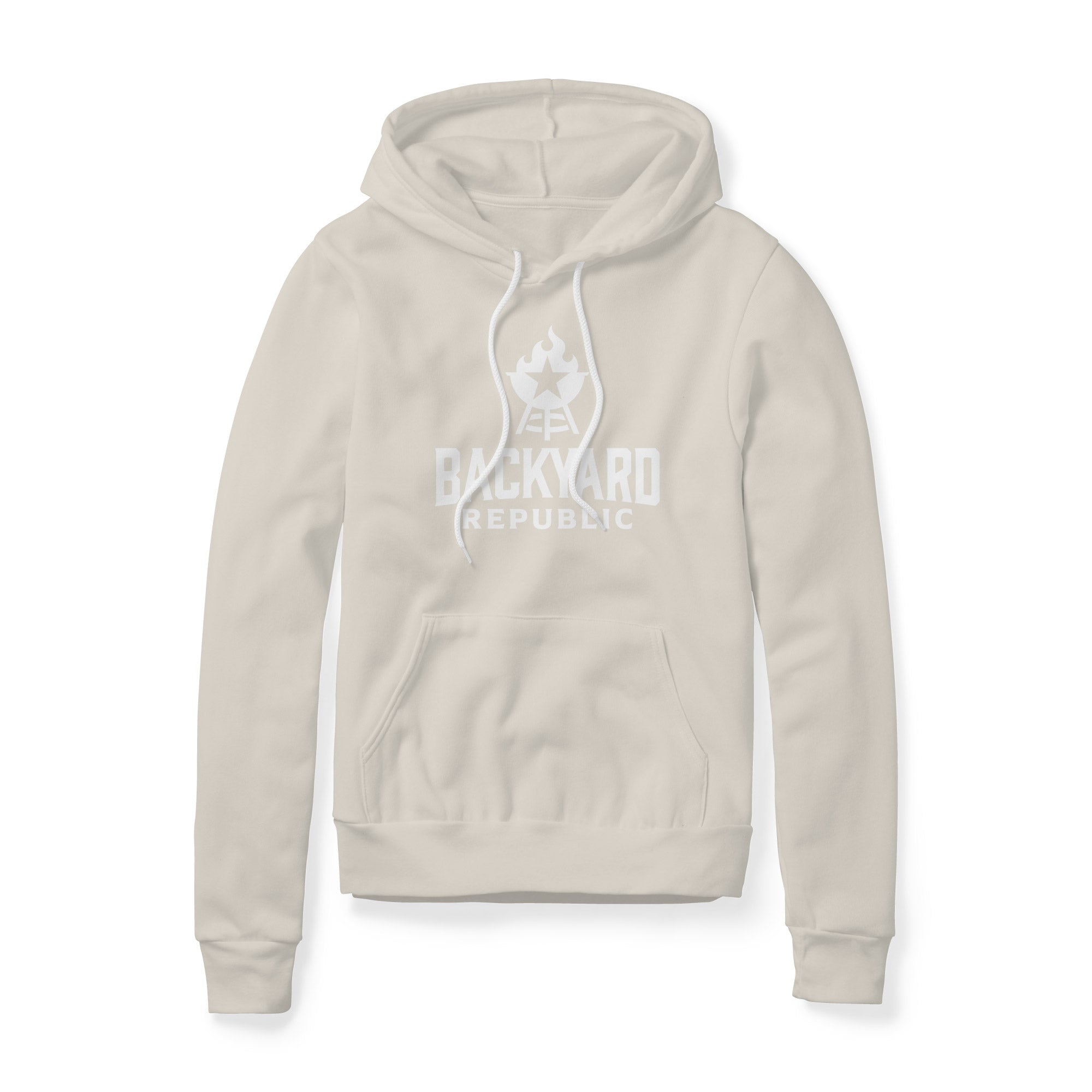 Backyard Republic Logo Hoodie - White | Backyard Republic™