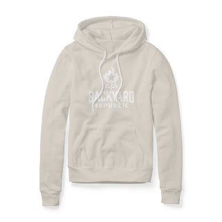 Backyard Republic Logo Hoodie - White | Backyard Republic™