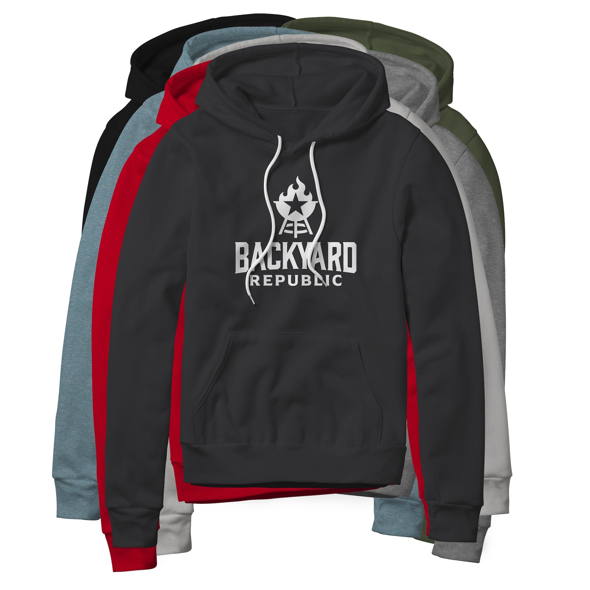 Backyard Republic Logo Hoodie - White | Backyard Republic™