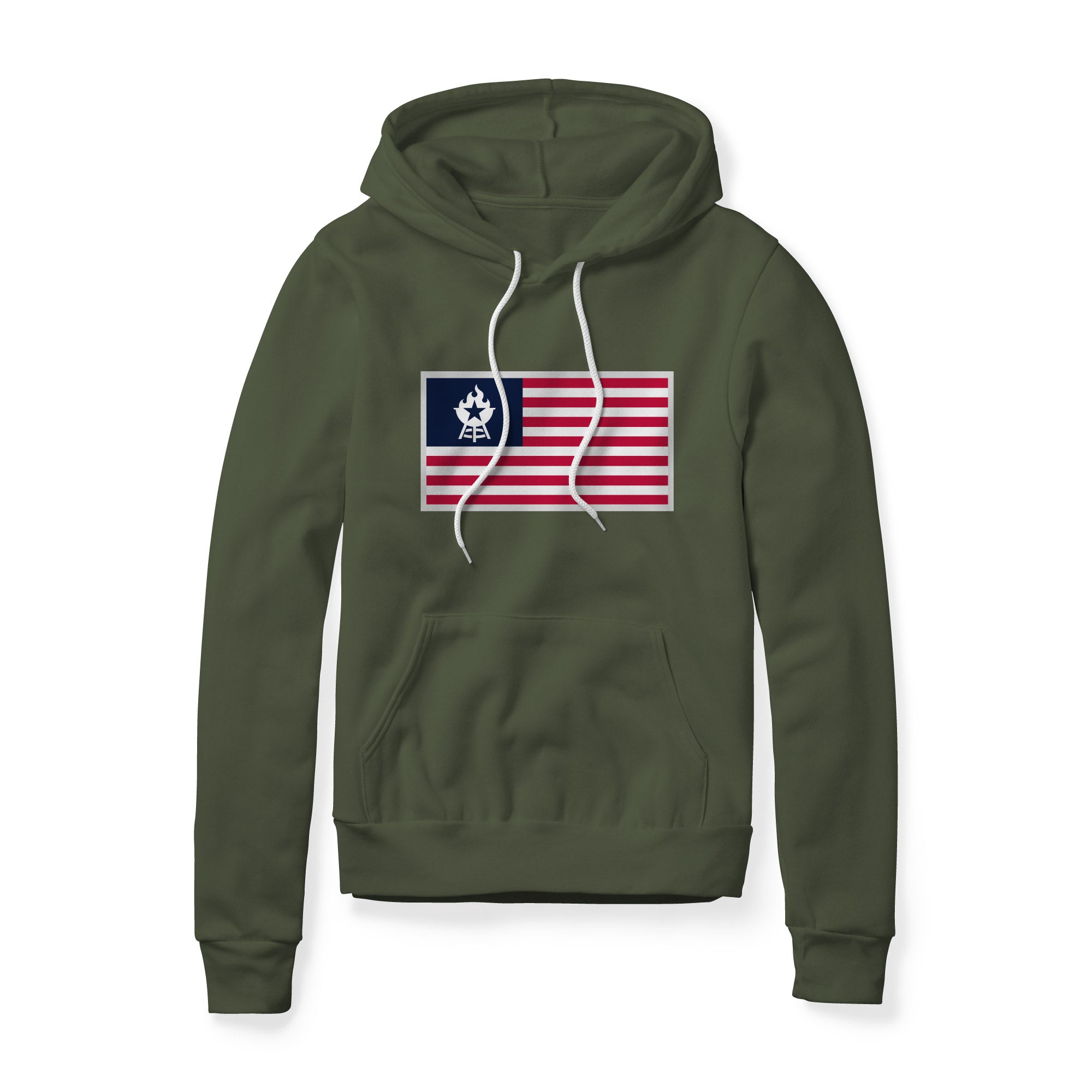 USA Flag BBQ Hoodie | Backyard Republic™