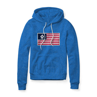 USA Flag BBQ Fleece Hoodie