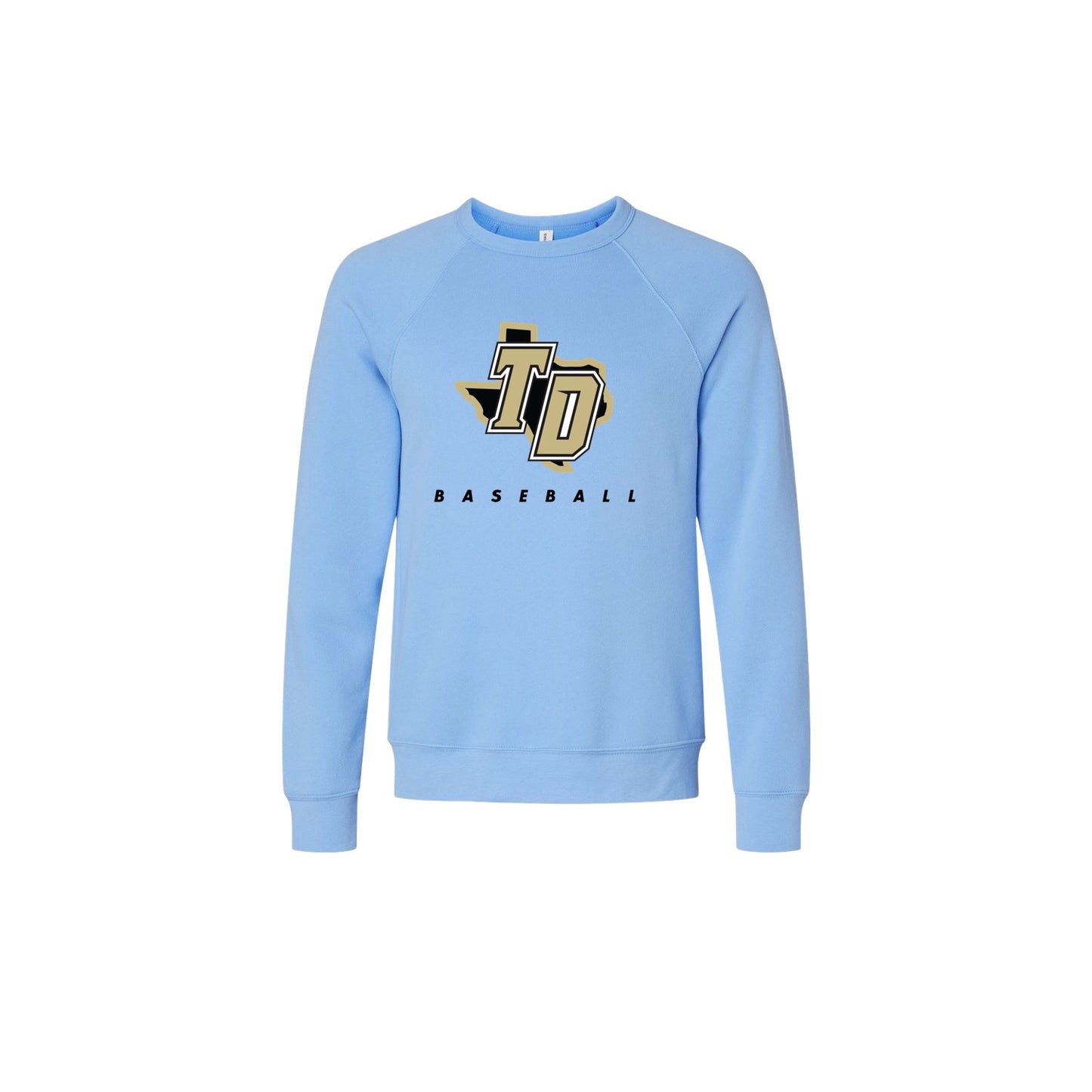 Texas Damage Cotton Blend Sweatshirt LS