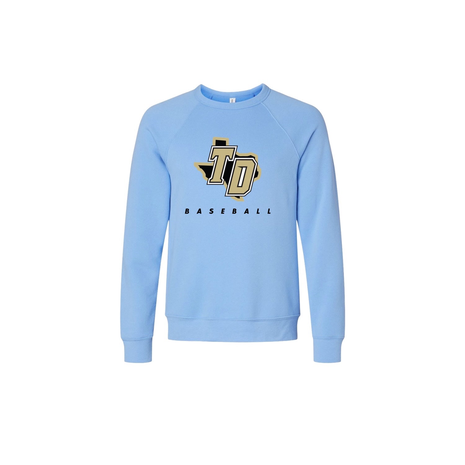 Texas Damage Cotton Blend Sweatshirt LS