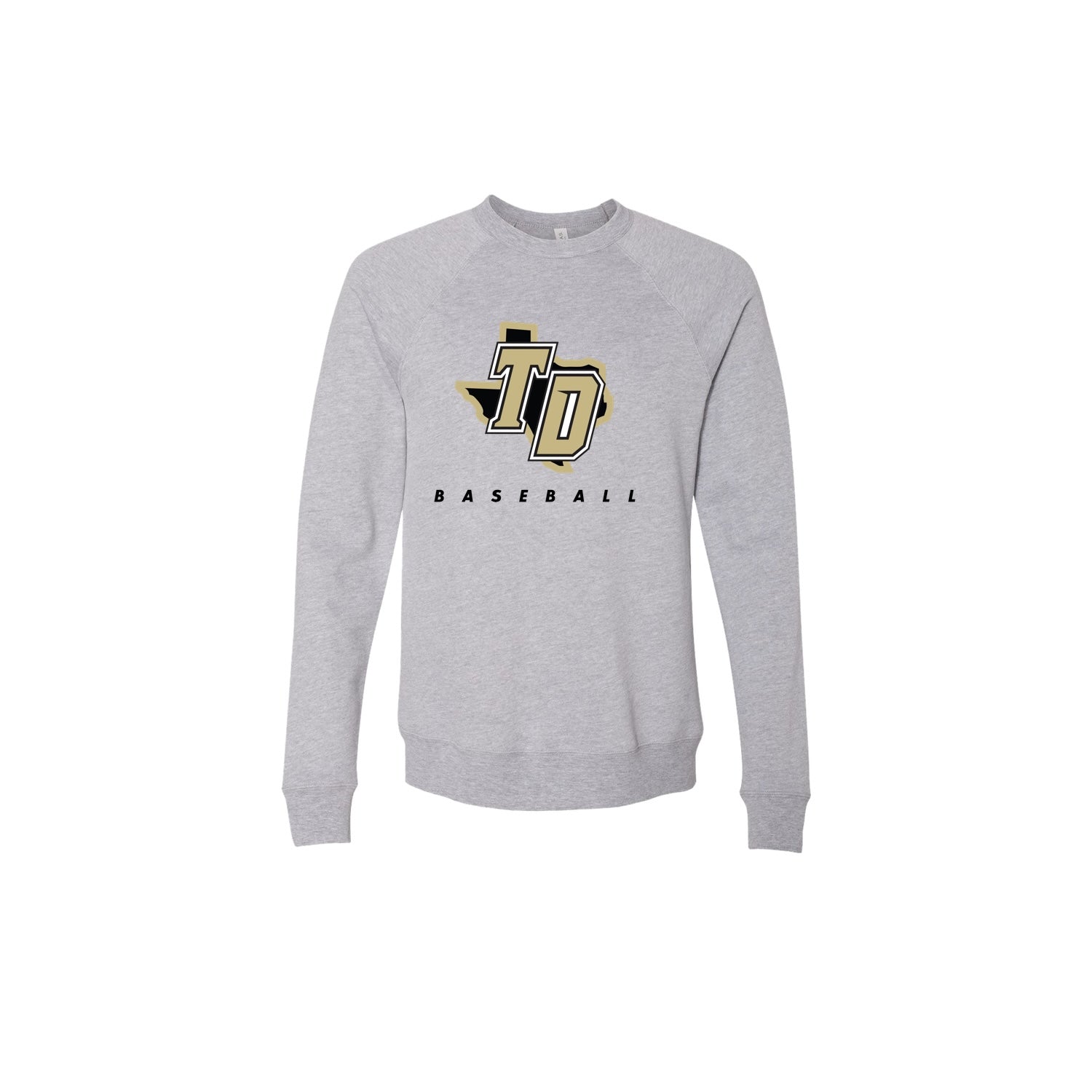 Texas Damage Cotton Blend Sweatshirt LS
