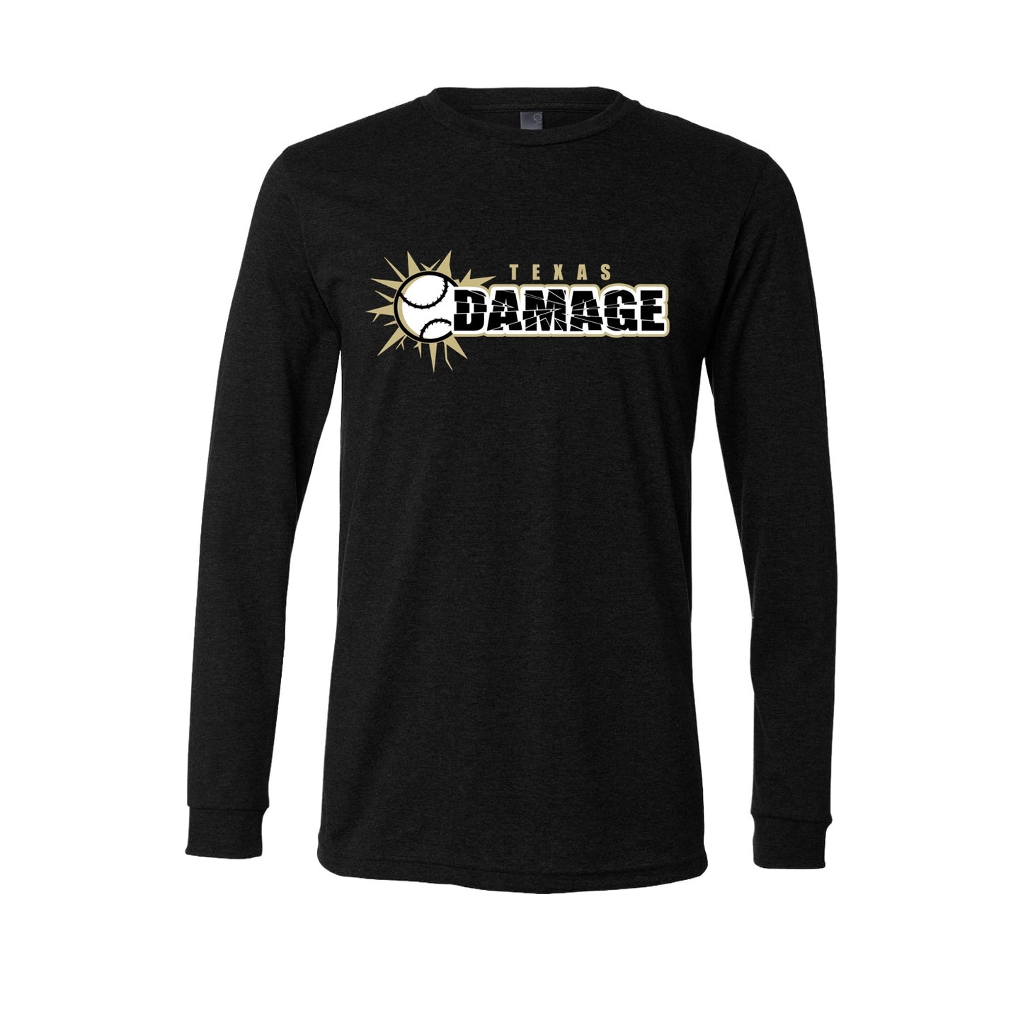 Texas Damage LS Cotton Blend Tee