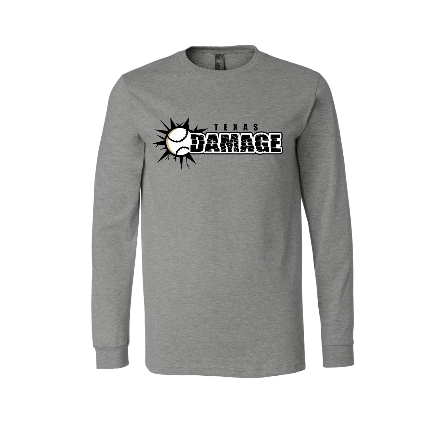 Texas Damage LS Cotton Blend Tee