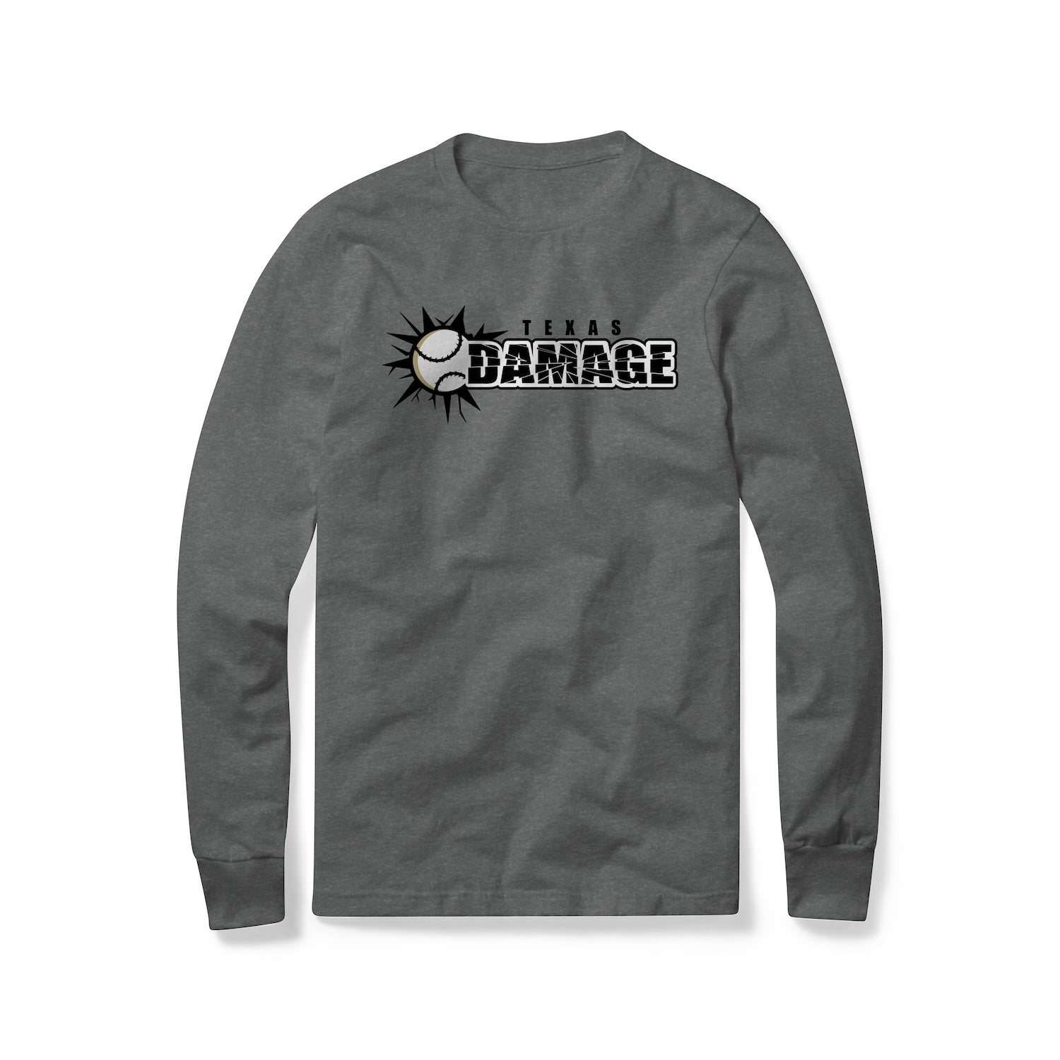 Texas Damage LS Cotton Blend Tee