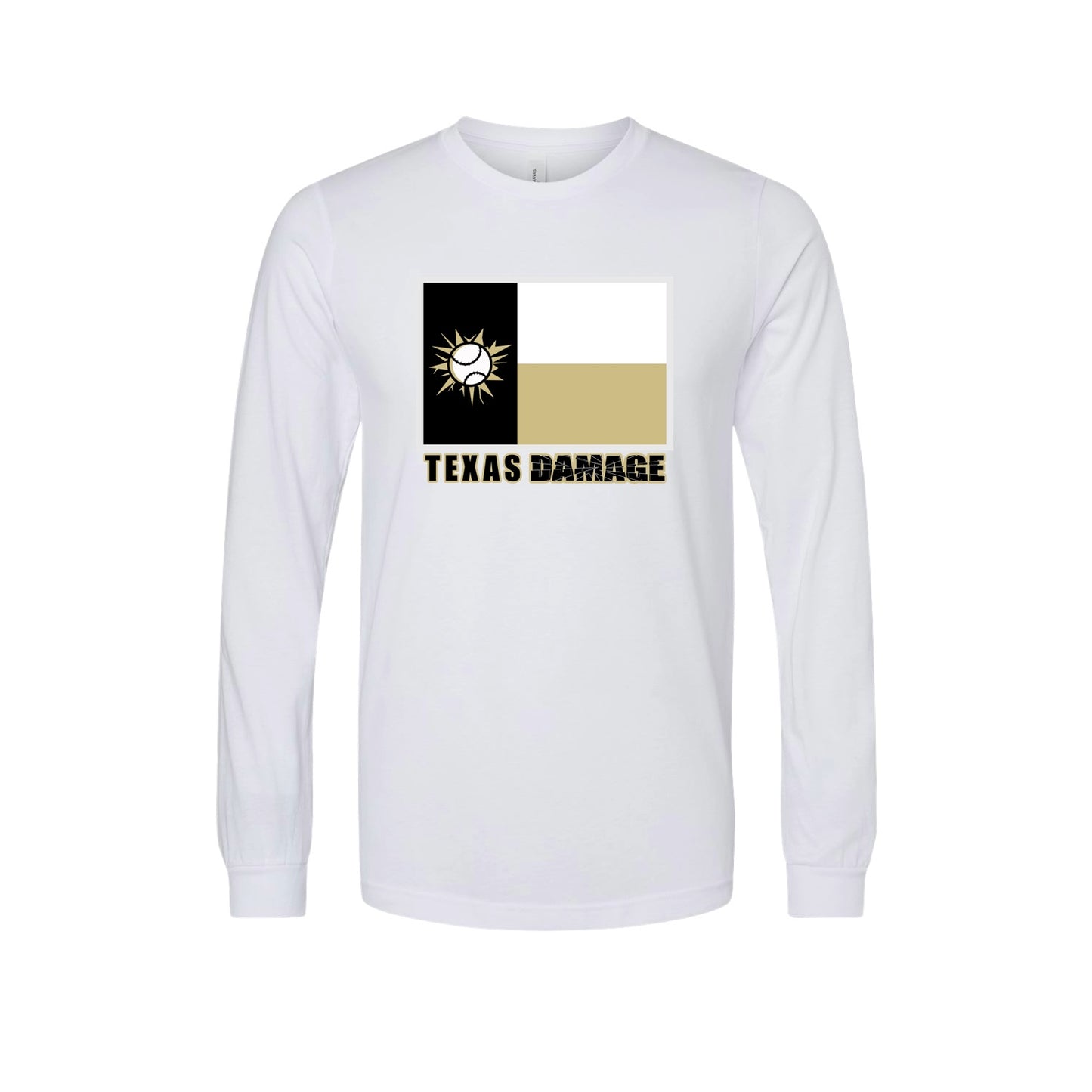 Texas Damage LS Cotton Blend Tee