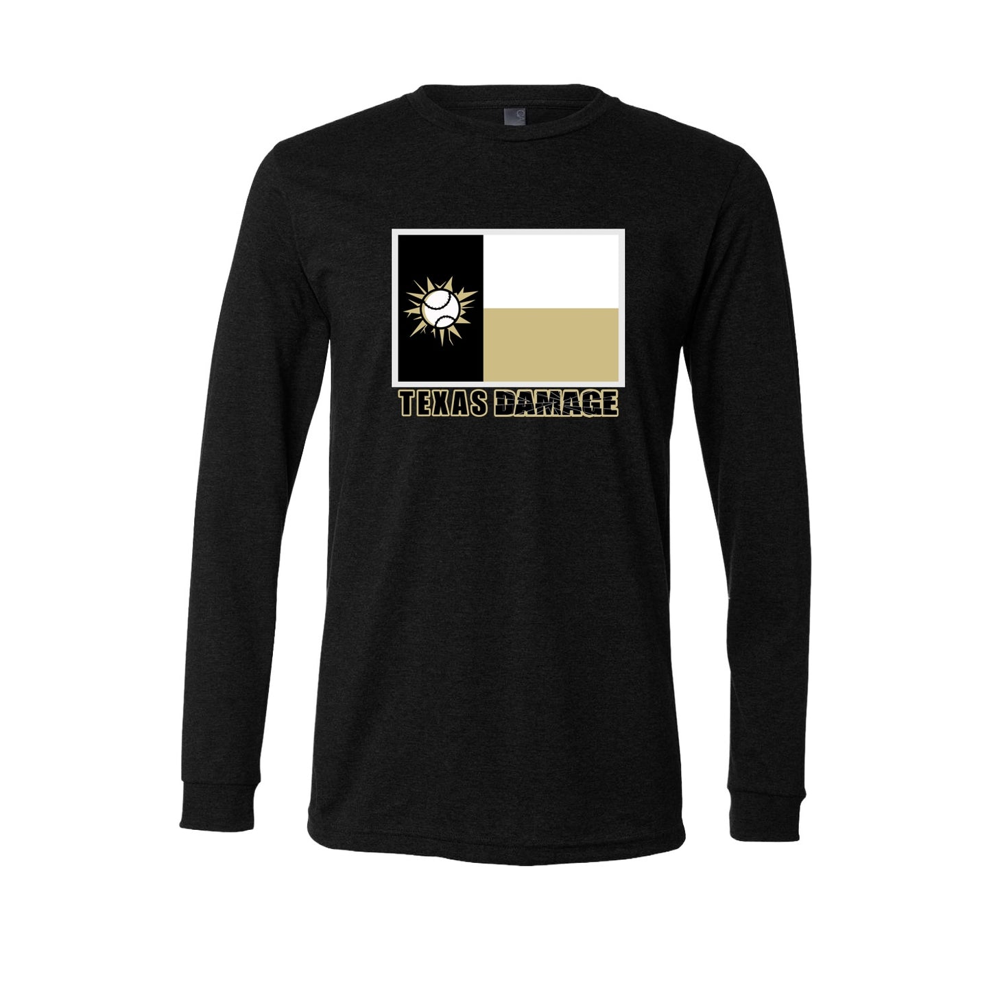 Texas Damage LS Cotton Blend Tee