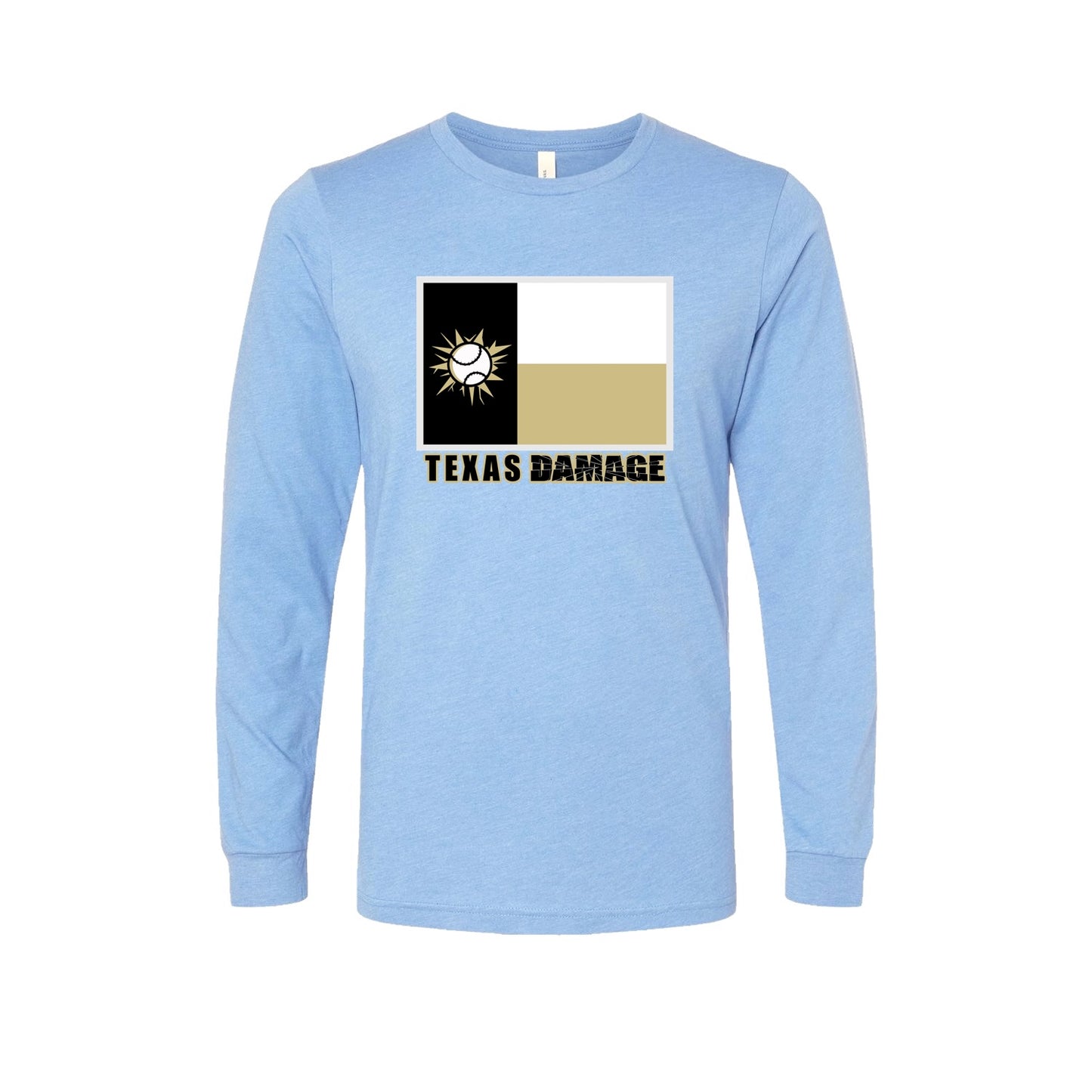 Texas Damage LS Cotton Blend Tee