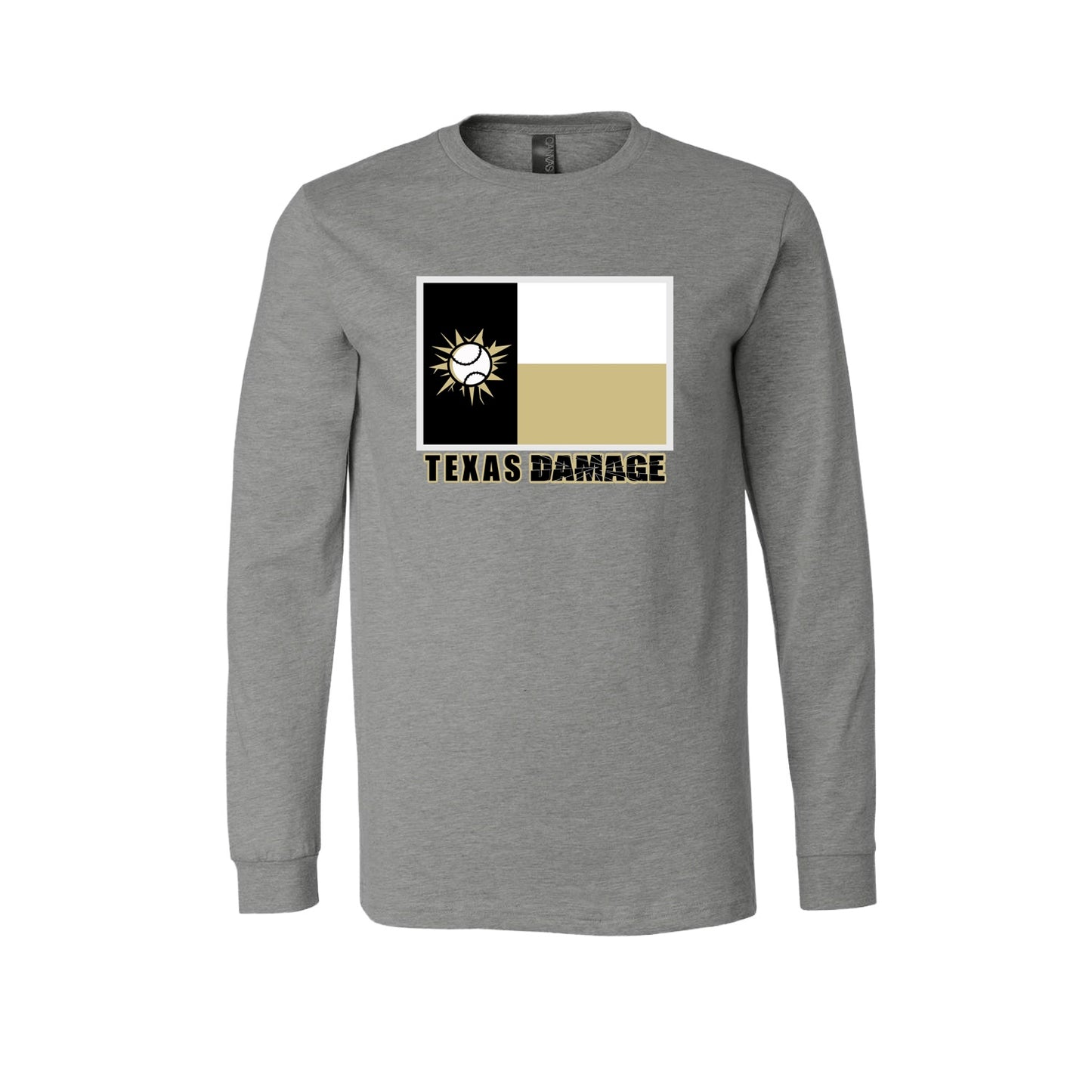 Texas Damage LS Cotton Blend Tee