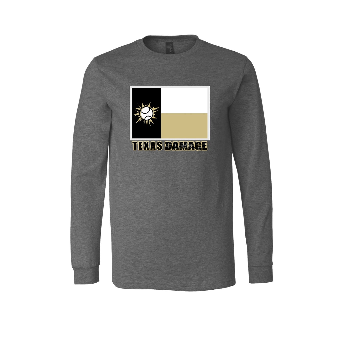 Texas Damage LS Cotton Blend Tee