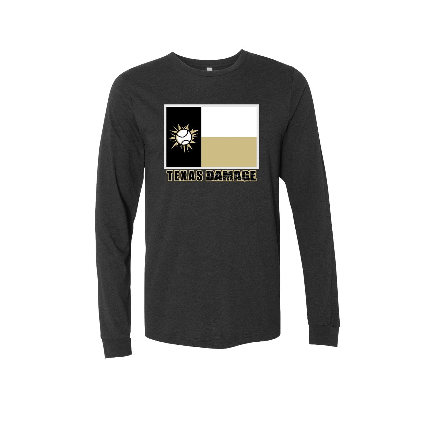 Texas Damage LS Cotton Blend Tee