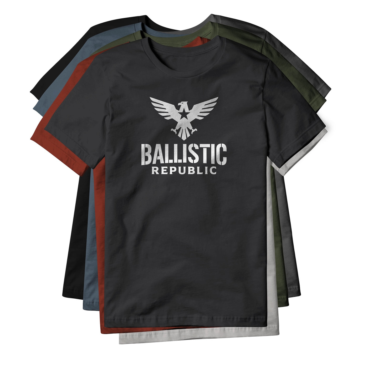 Ballistic Republic Logo Cotton Tee - White | Ballistic Republic™