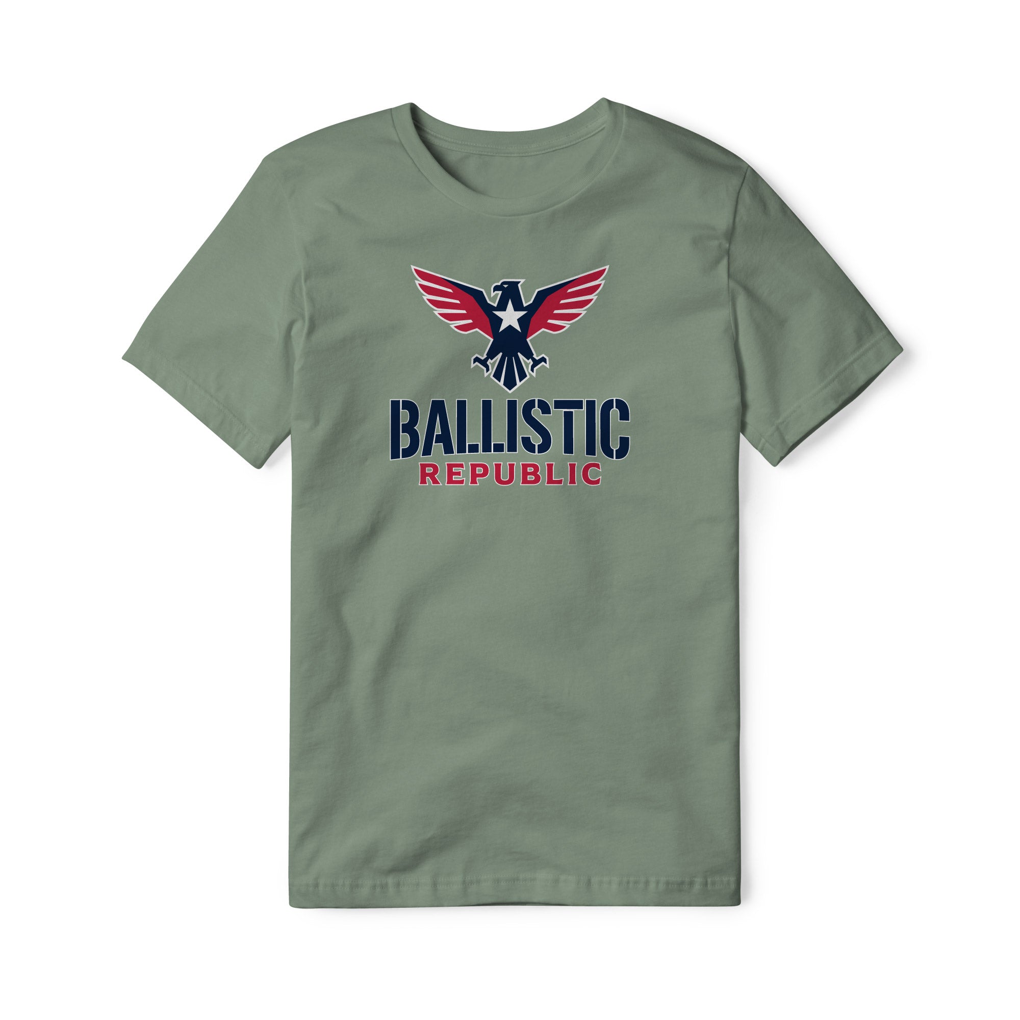 Ballistic Republic Logo Cotton Tee - Patriotic