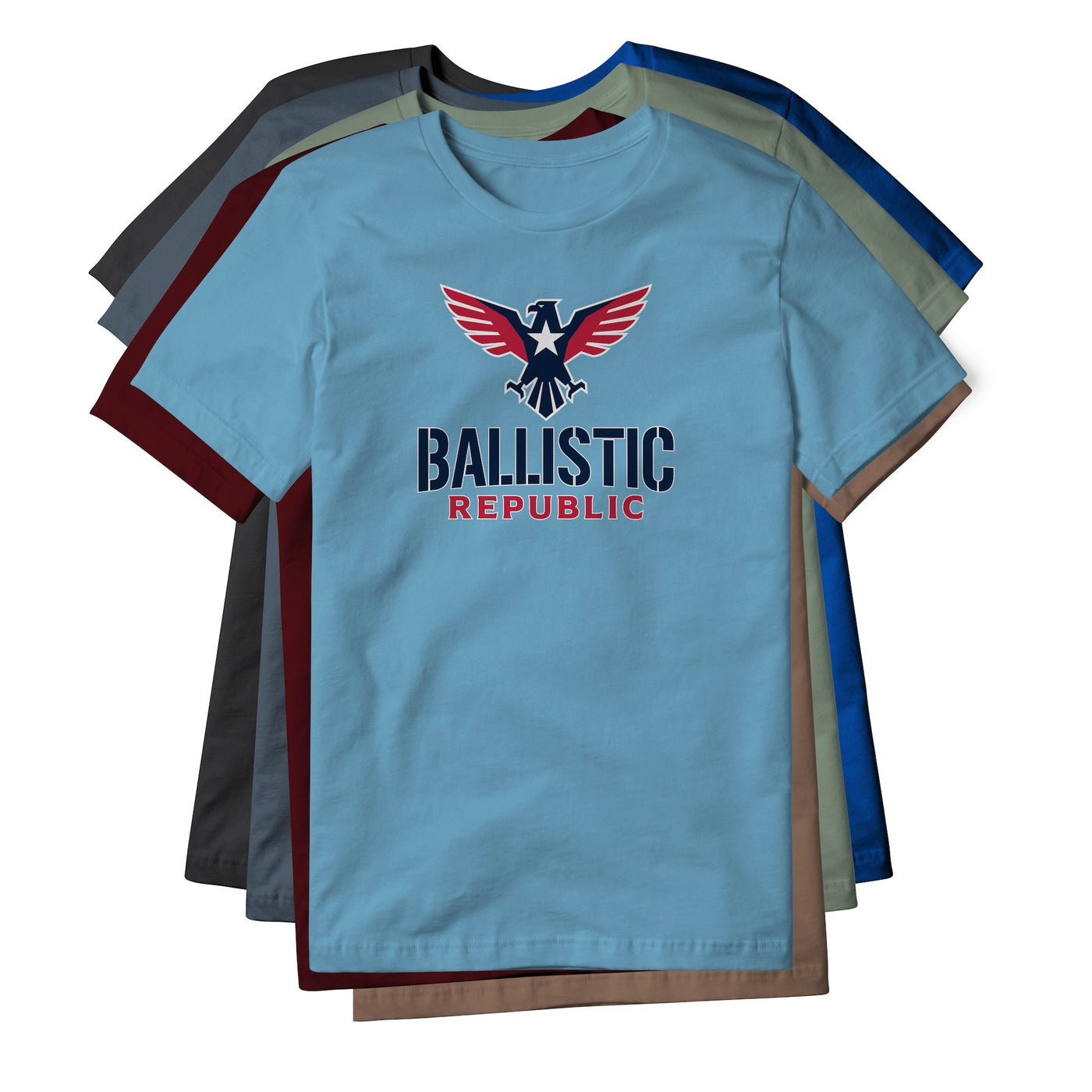 Ballistic Republic Logo Cotton Tee - Patriotic | Ballistic Republic™