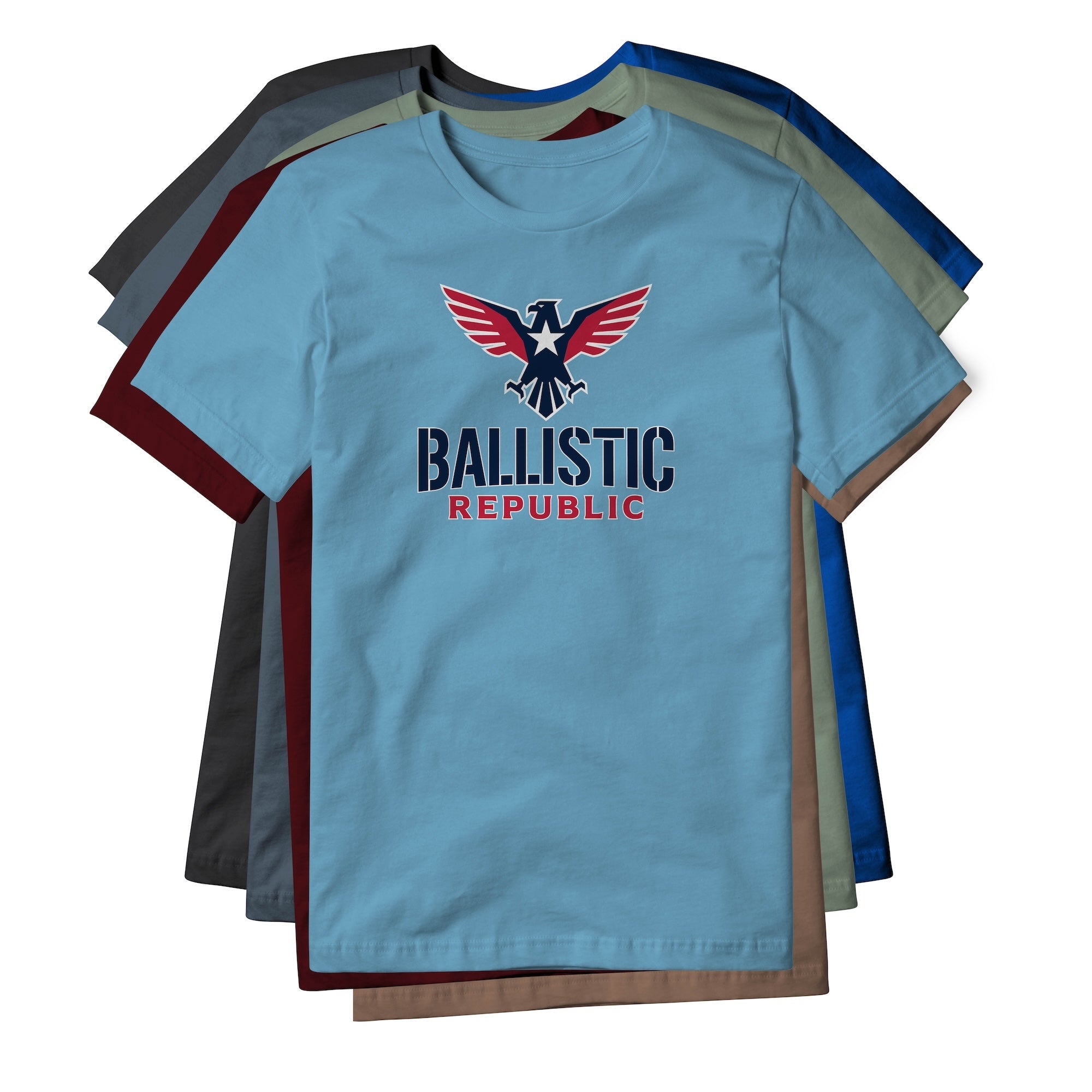 Ballistic Republic Logo Cotton Tee - Patriotic