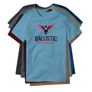 Ballistic Republic Logo Cotton Tee - Patriotic