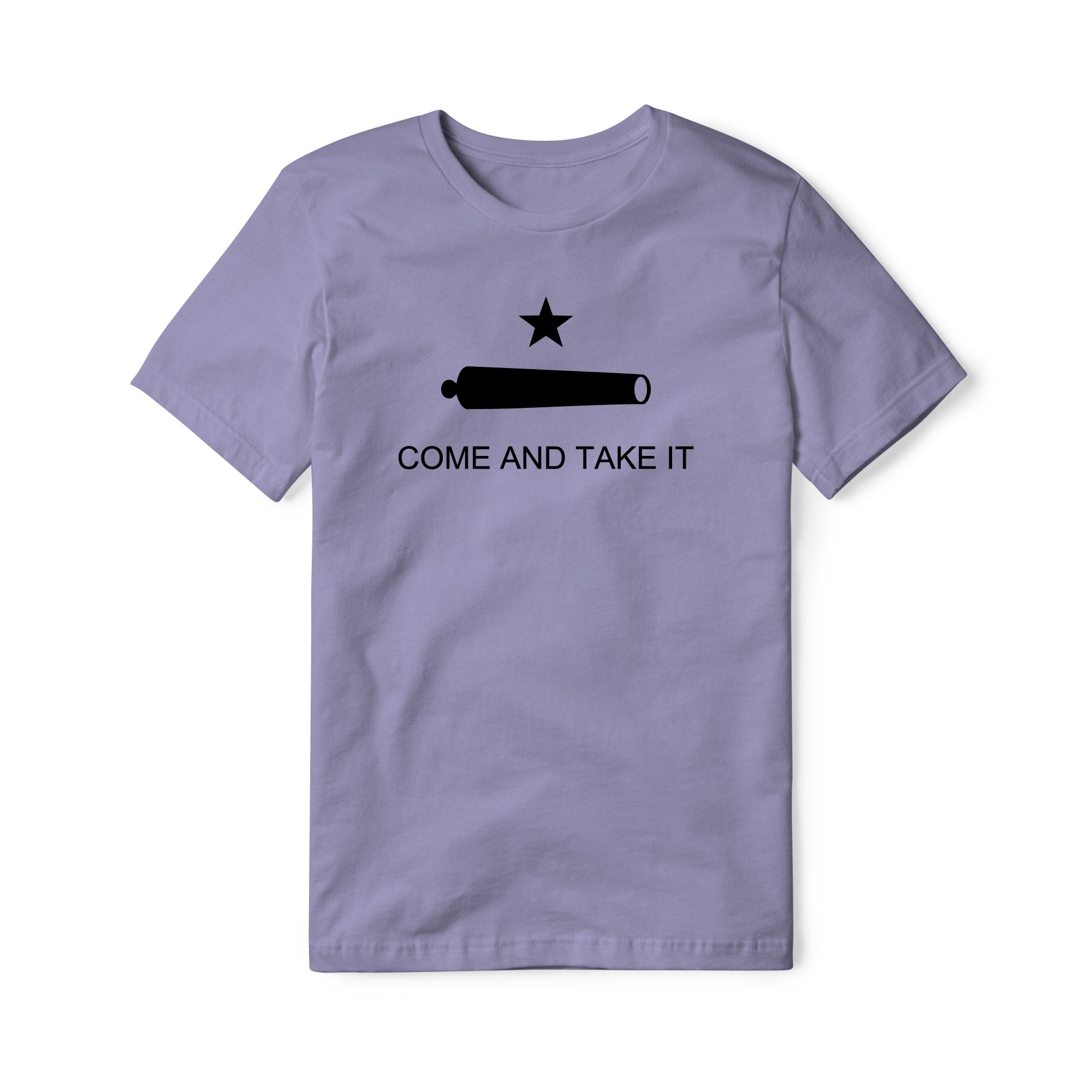 Come And Take It Cannon Cotton Tee - Black