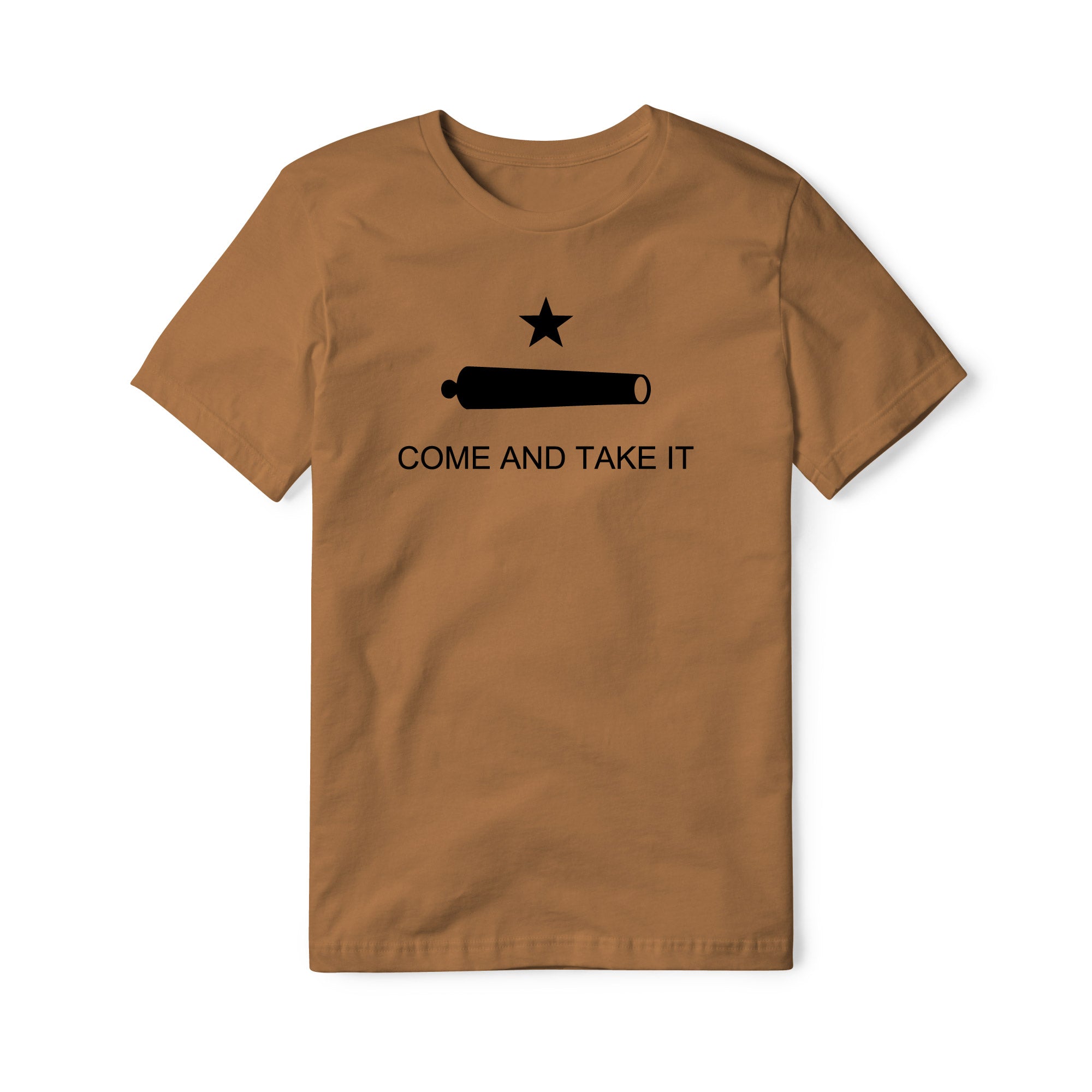 Come And Take It Cannon Cotton Tee - Black