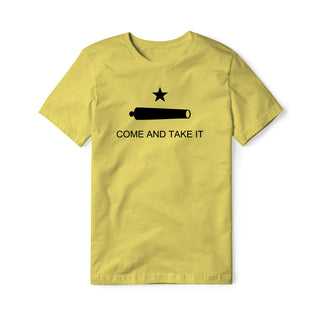 Come And Take It Cannon Cotton Tee - Black