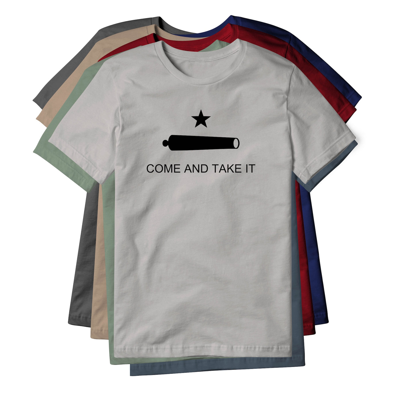 Come And Take It Cannon Cotton Tee - Black | Ballistic Republic™