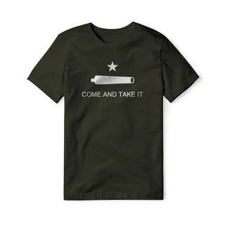 Come And Take It Cannon Cotton Tee - White
