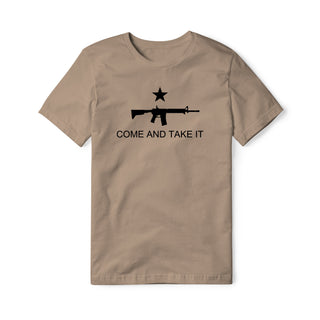 Come And Take It Rifle Cotton Tee - Black