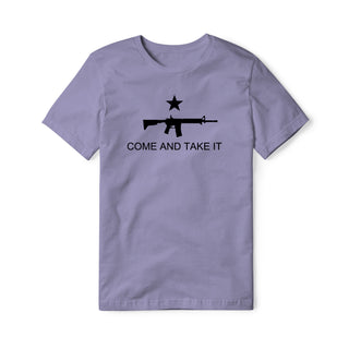 Come And Take It Rifle Cotton Tee - Black