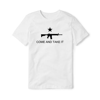 Come And Take It Rifle Cotton Tee - Black