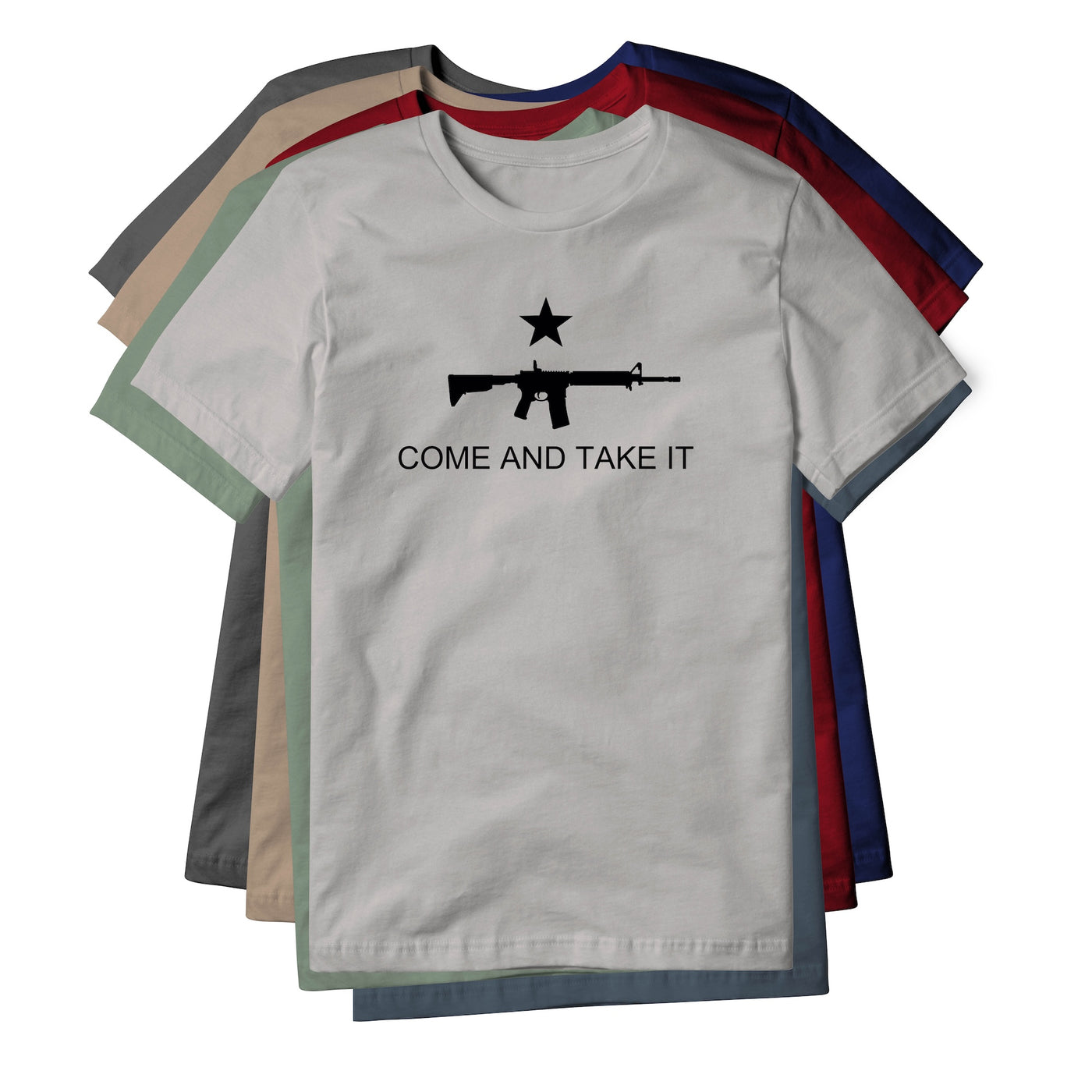 Come And Take It Rifle Cotton Tee - Black | Ballistic Republic™