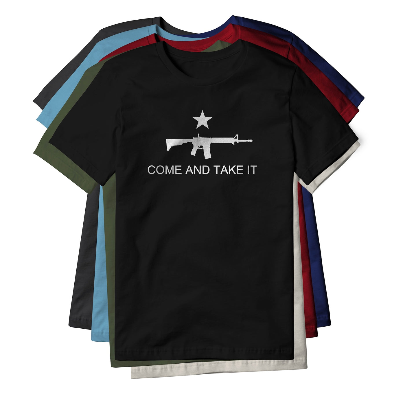 Come And Take It Rifle Cotton Tee - White | Ballistic Republic™