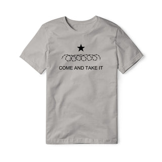 Come And Take It Razor Wire Cotton Tee - Black | Ballistic Republic™