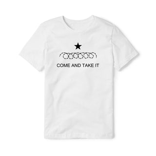 Come And Take It Razor Wire Cotton Tee - Black