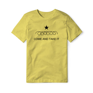 Come And Take It Razor Wire Cotton Tee - Black