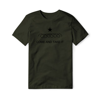 Come And Take It Razor Wire Cotton Tee - Black | Ballistic Republic™