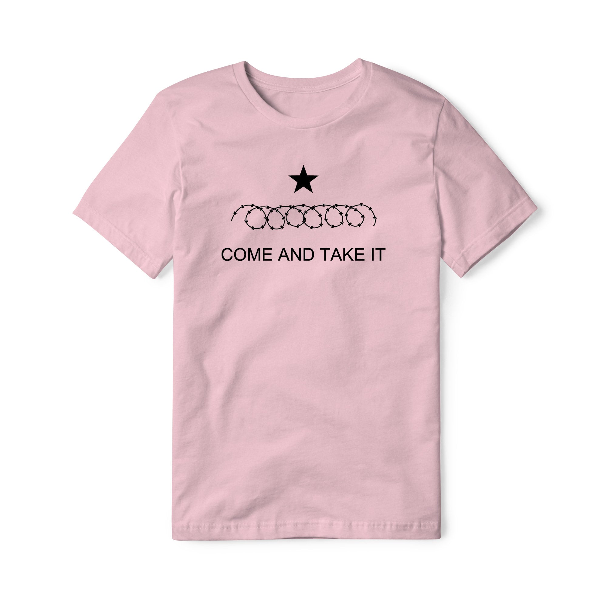 Come And Take It Razor Wire Cotton Tee - Black