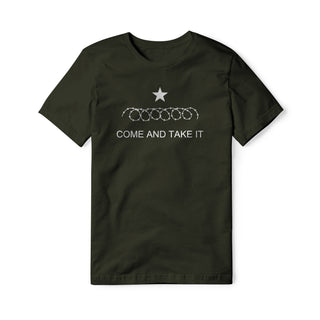 Come And Take It Razor Wire Cotton Tee - White | Ballistic Republic™