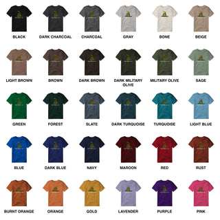 Don't Tread On Me Snake Cotton Tee | Ballistic Republic™