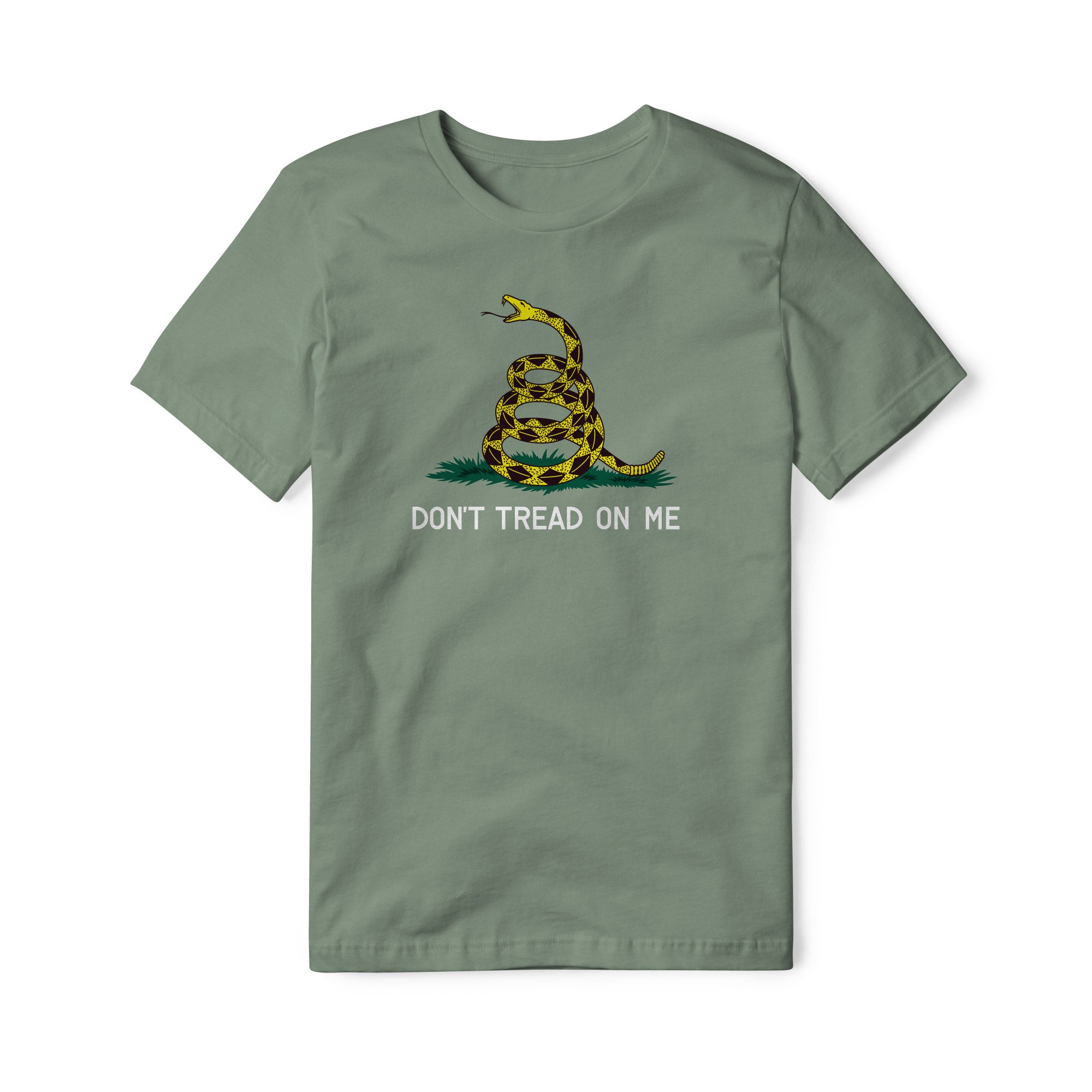 Don't Tread On Me Snake Cotton Tee | Ballistic Republic™