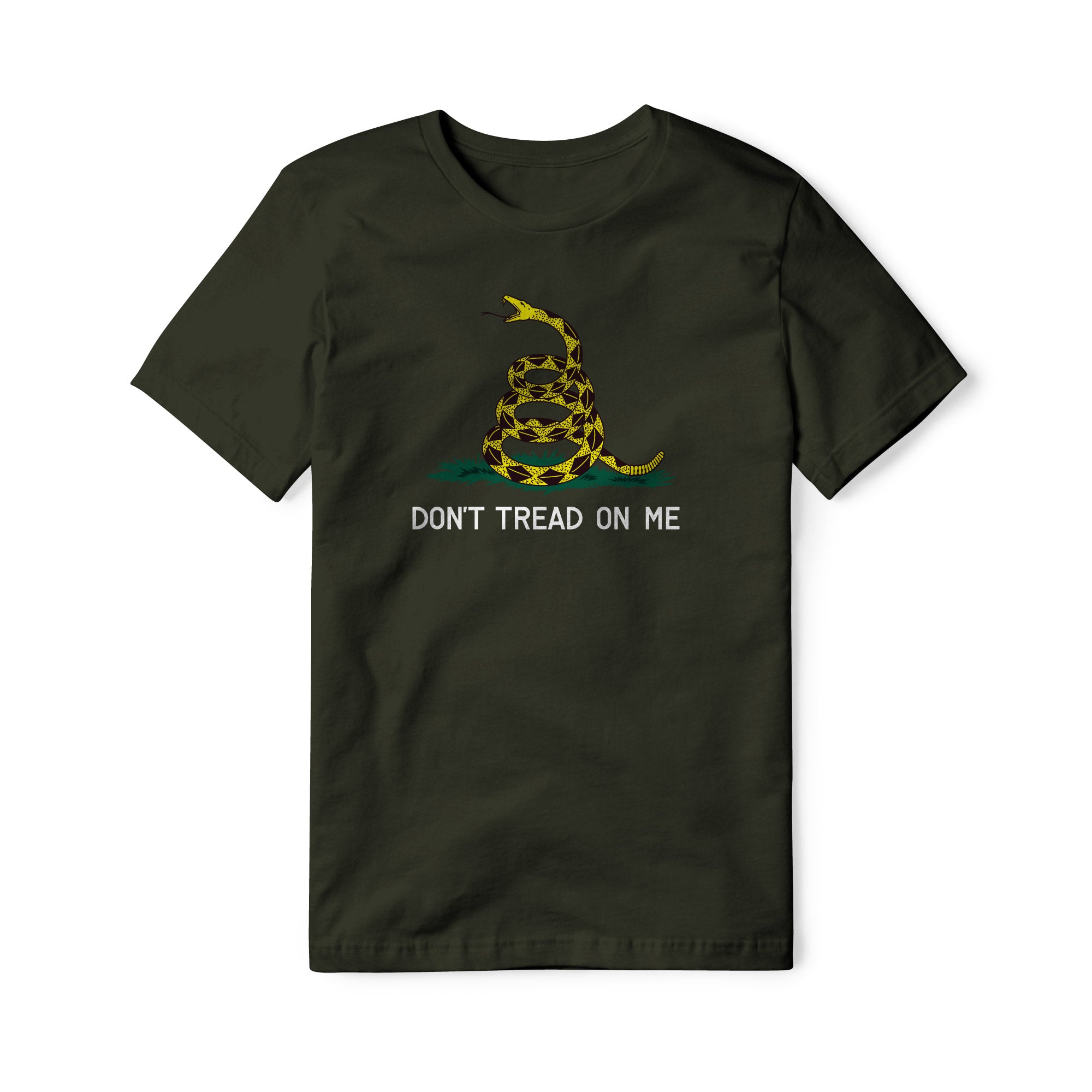 Don't Tread On Me Snake Cotton Tee | Ballistic Republic™