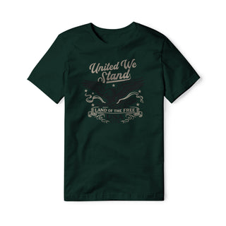 United We Stand Eagle Cotton Tee - Black