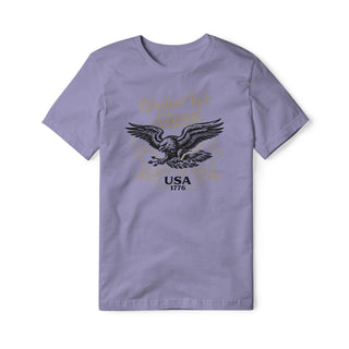 United We Stand Eagle Cotton Tee - Black