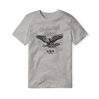 United We Stand Eagle Cotton Tee - Black