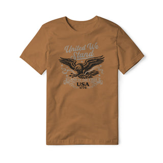 United We Stand Eagle Cotton Tee - Black