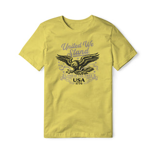 United We Stand Eagle Cotton Tee - Black